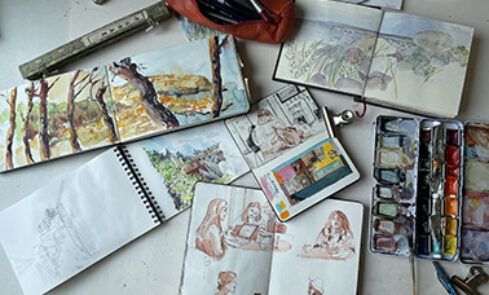 Carnet de croquis, saisir sur le vif