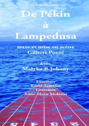 (théâtre) « De Pékin à Lampedusa »,de Gilbert PONTE, en présence de l’antenne de Saint-Etienne SOS MEDITERRANEE
