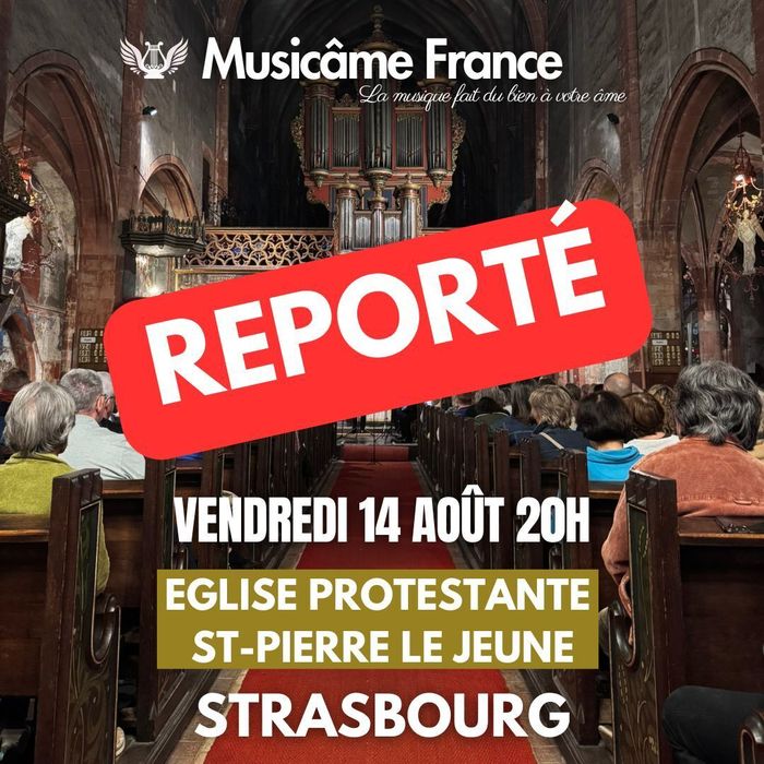 Affiche — Concert de musique classique à Strasbourg – Ensemble Musicâme France