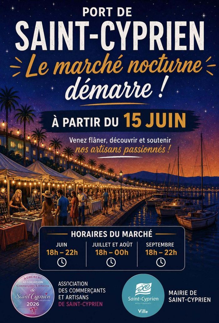 Le marché nocturne du port