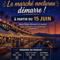 Le marché nocturne du port