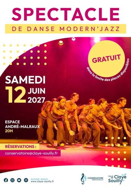 Spectacle de Danse Modern'Jazz — CLAYE SOUILLY
