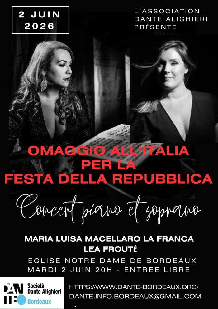 Concert Piano et Soprano - Omaggio à l'italia