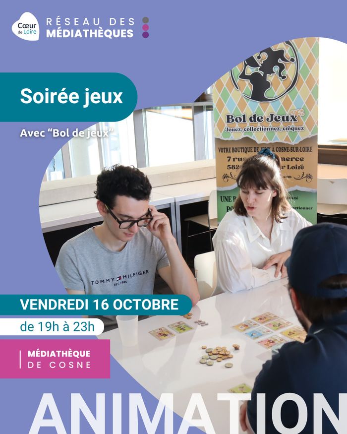 Soirée jeux avec Bol de jeux