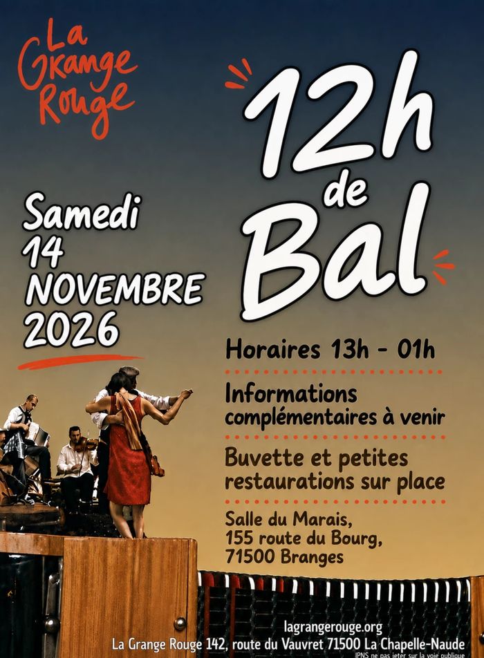 Affiche — 12h de bal