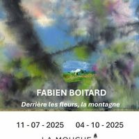 Expo  "Derrière les fleurs, la montagne" de Fabien Boitard