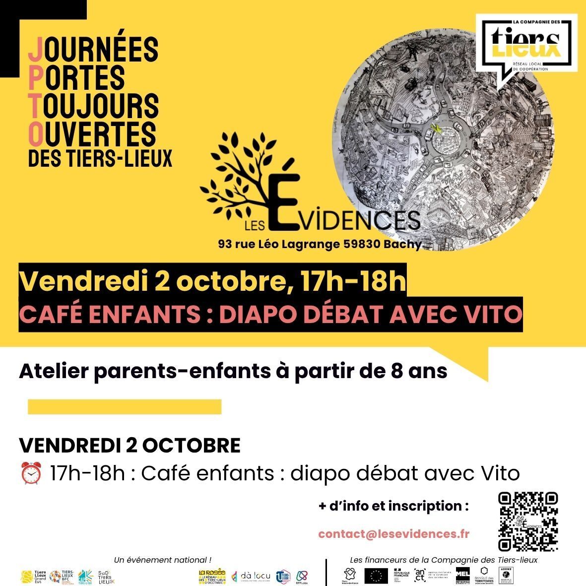 Journées portes toujours ouvertes - Café enfants : diapo débat avec Vito