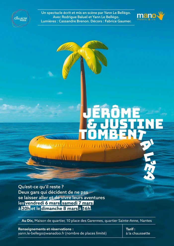 Jérôme et Justine tombent à l'eau