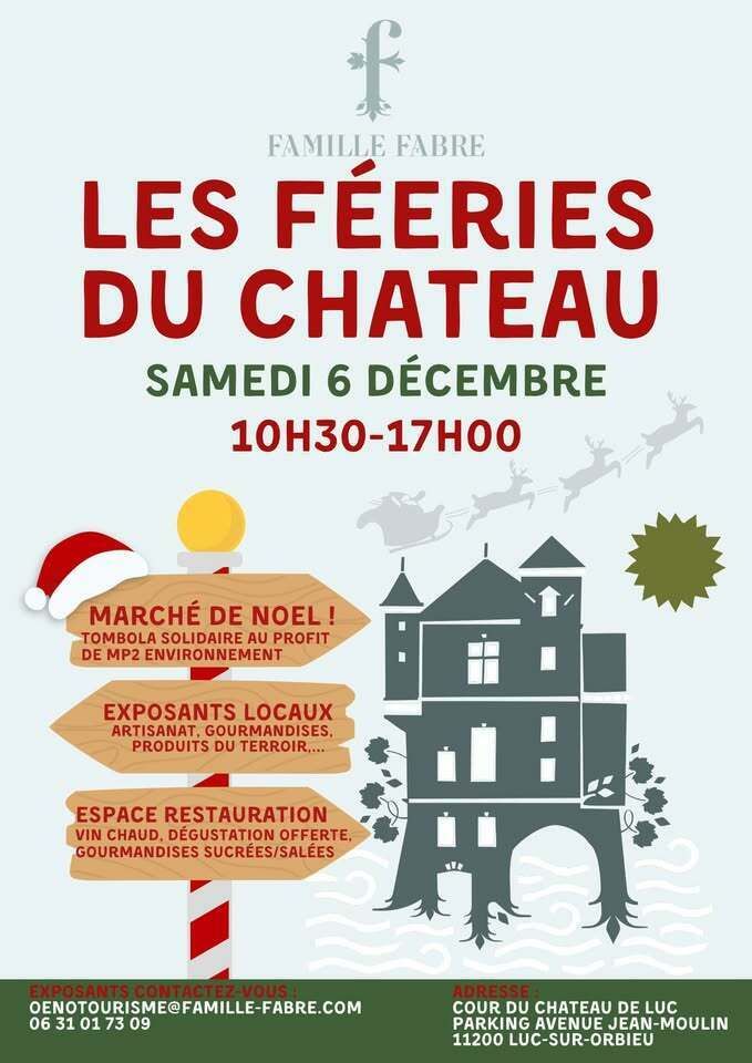Marché de Noël au château de Luc