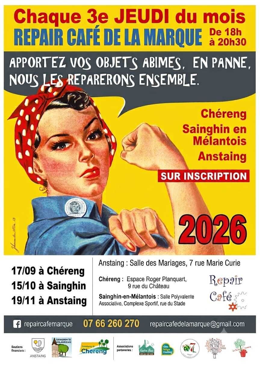 Repair Café de la Marque à Sainghin-en-Mélantois