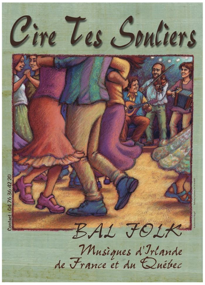 Affiche — Bal folk avec "Cire tes souliers"