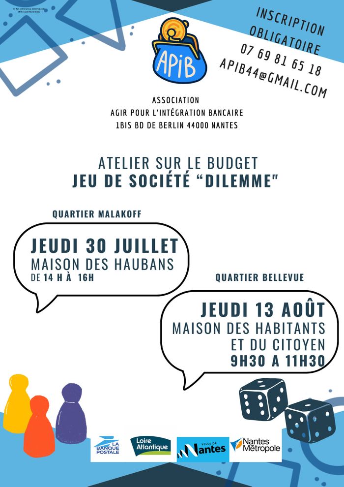 Atelier sur le budget par l'association Agir pour l'intégration bancaire
