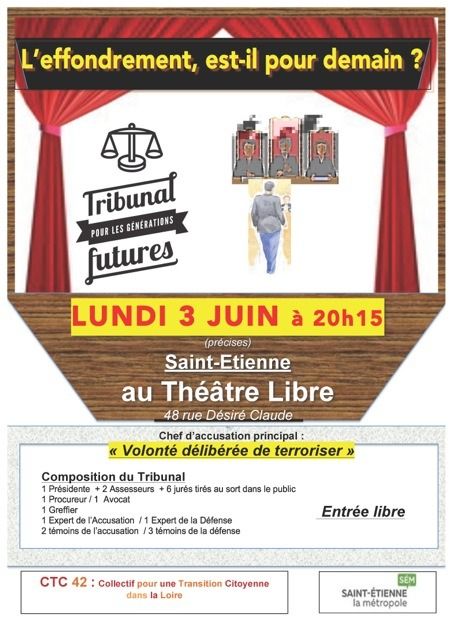 (Tribunal pour les Générations Futures) L'EFFONDREMENT, EST-IL POUR DEMAIN ?