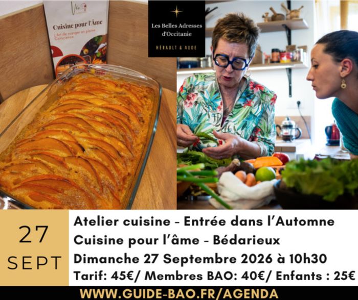 Atelier Cuisine - Spécial Automne