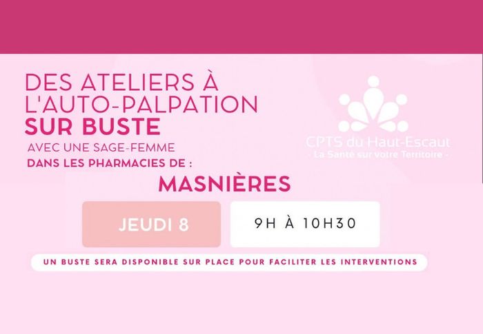 Ateliers à l'auto palpation - Masnières 🎀🎗️