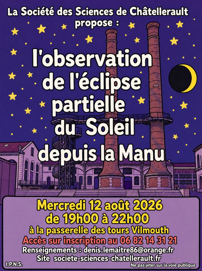 Accompagnement de l'observation de l'éclipse solaire partielle