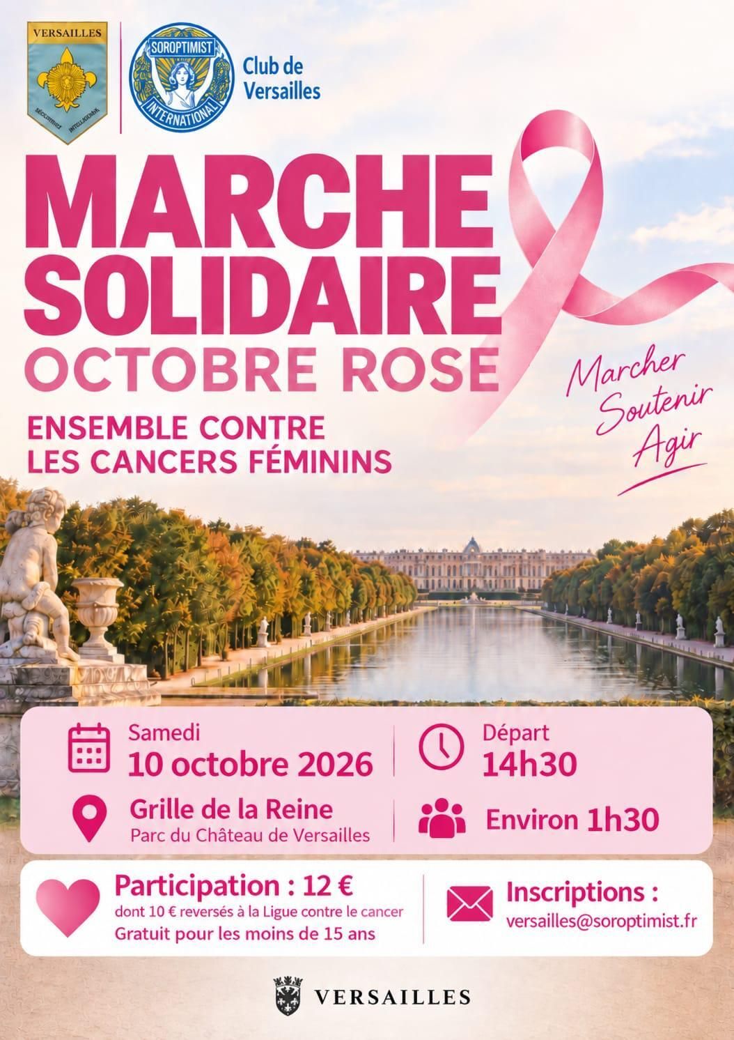 Marche solidaire Octobre Rose