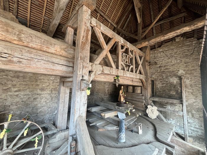 Visite du pressoir d'en haut