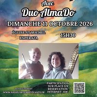 le Duo AlmaDo en concert le 11 octobre 2026 a 15h30