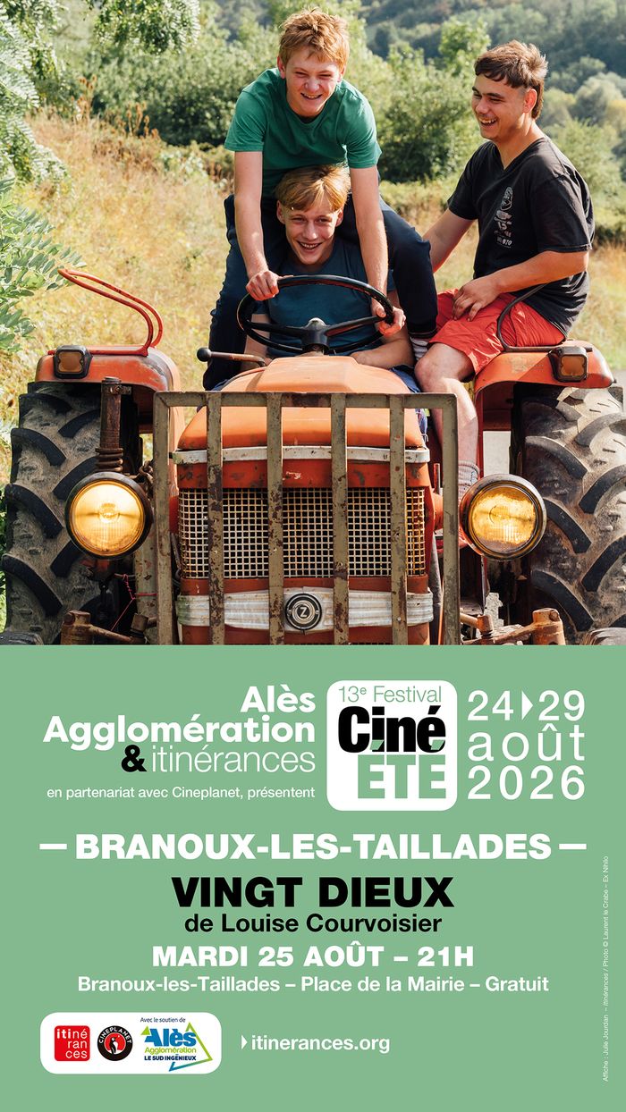 Projection en plein-air à Branoux-les-Taillades