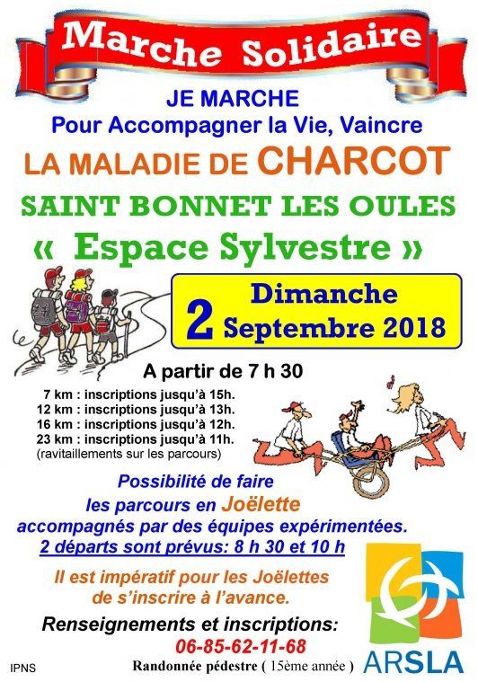 (fête solidaire) 15 ème Marche Solidaire pour vaincre la Maladie de Charcot