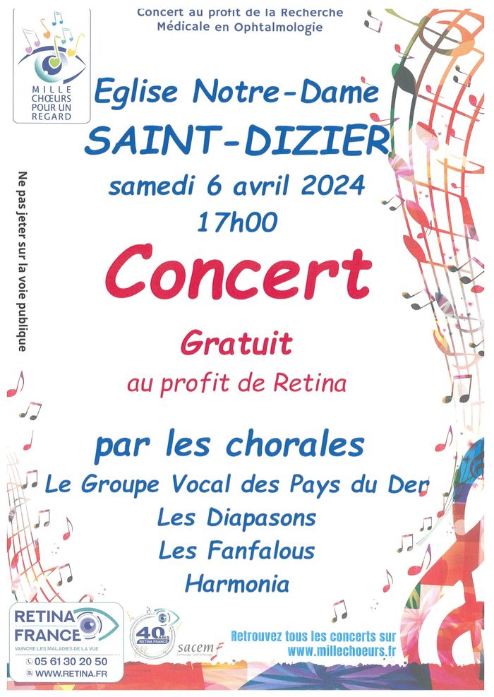 CONCERT AU PROFIT DE RETINA