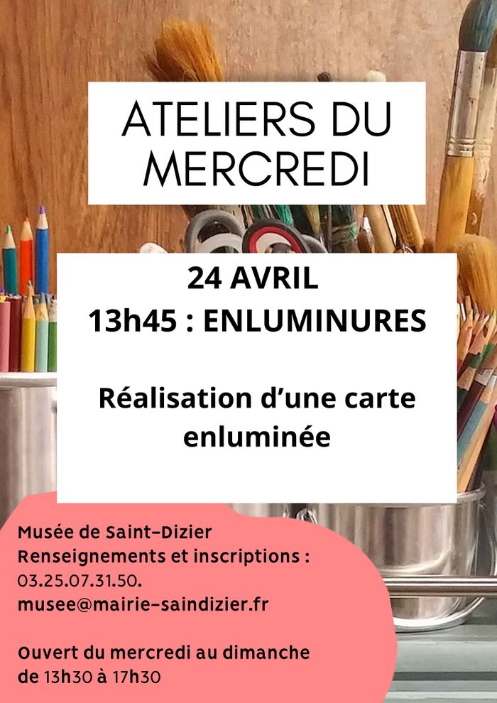 Atelier du Mercredi : enluminures
