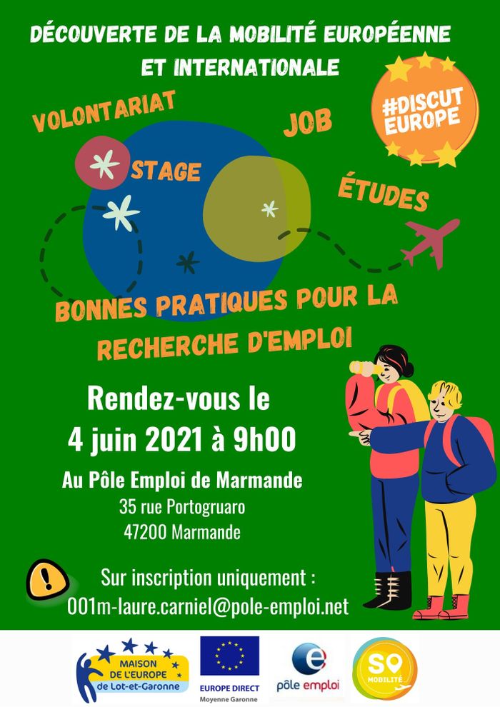 Découverte de la mobilité européenne et internationale #DiscutEurope