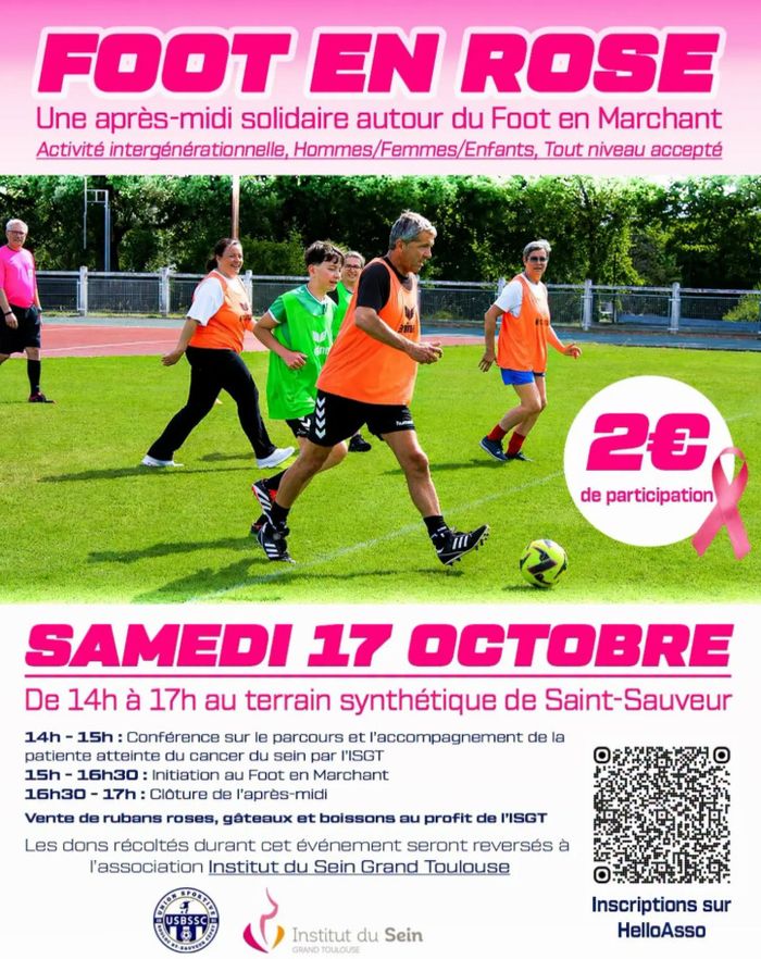 Foot en rose
