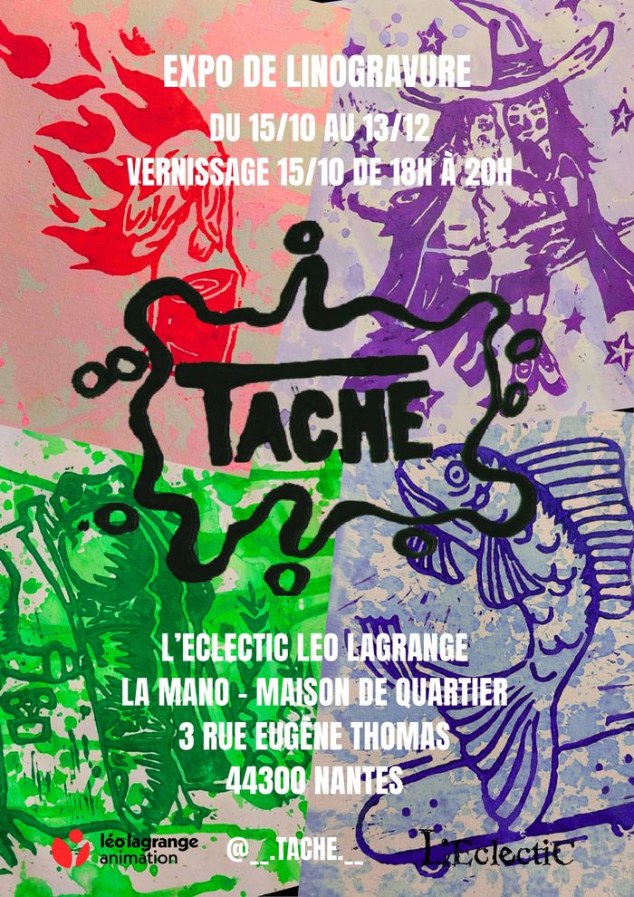 Vernissage de l'exposition "Tâche"