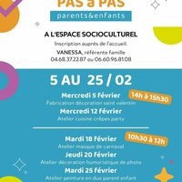 ATELIERS PAS A PAS DE FEVRIER