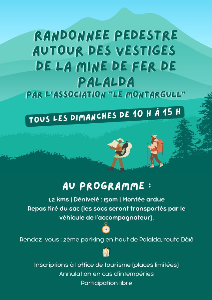 Randonnée autour des vestiges de la Mine de fer