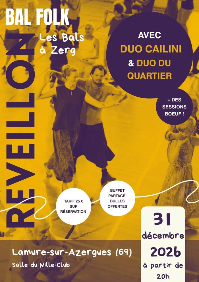 Affiche — Réveillon des Bals à Zerg