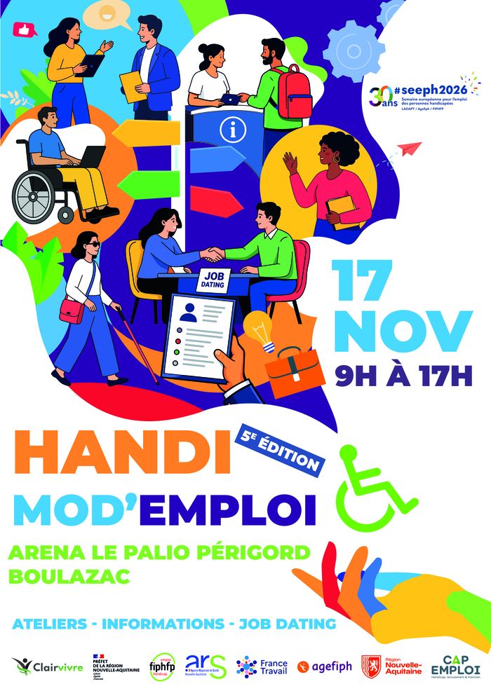 Une journée de rencontres, d’échanges et d’opportunités autour de l’emploi, de la formation et de l’accompagnement des personnes en situation de handicap.
