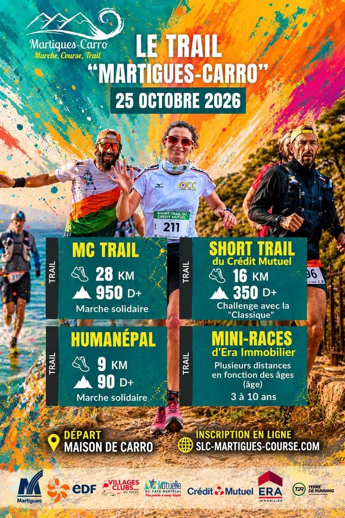 COURSE TRAIL. MARTIGUES CARRO LE TRAIL