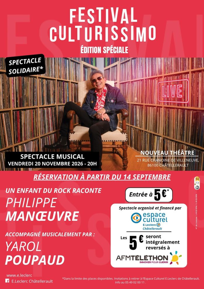 Affiche, Un enfant du Rock raconte
