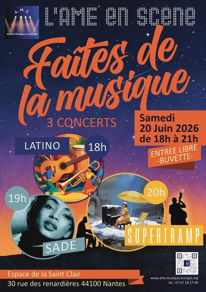 Concert L’AME EN SCENE : « Faites de la Musique»