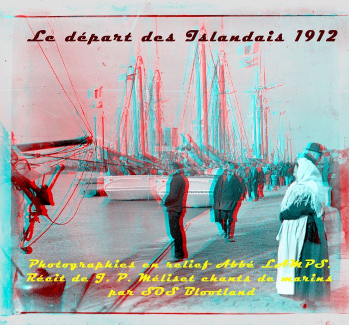 Projection : le départ des Islandais, 1912. Photos, récit et chansons