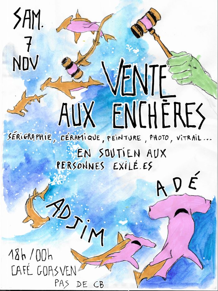 Vente aux enchères en soutien aux éxilé.es