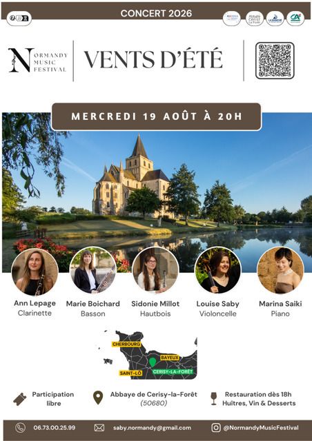 NORMANDY MUSIC FESTIVAL CONCERT "VENTS D'ÉTÉ"