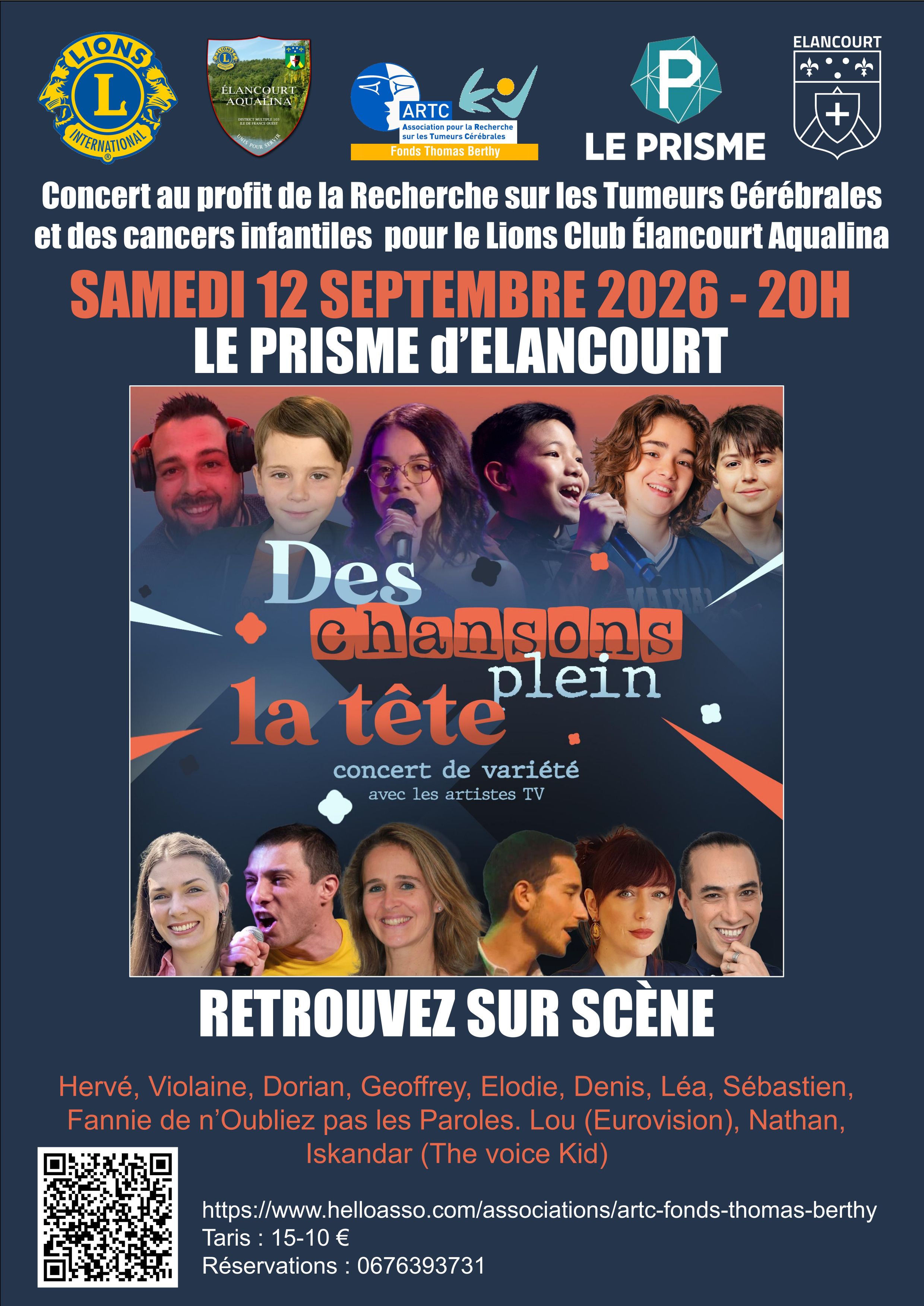 Affiche Des Chansons Plein la Tete