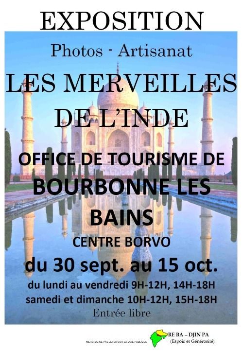 EXPOSITION LES MERVEILLES DE L'INDE