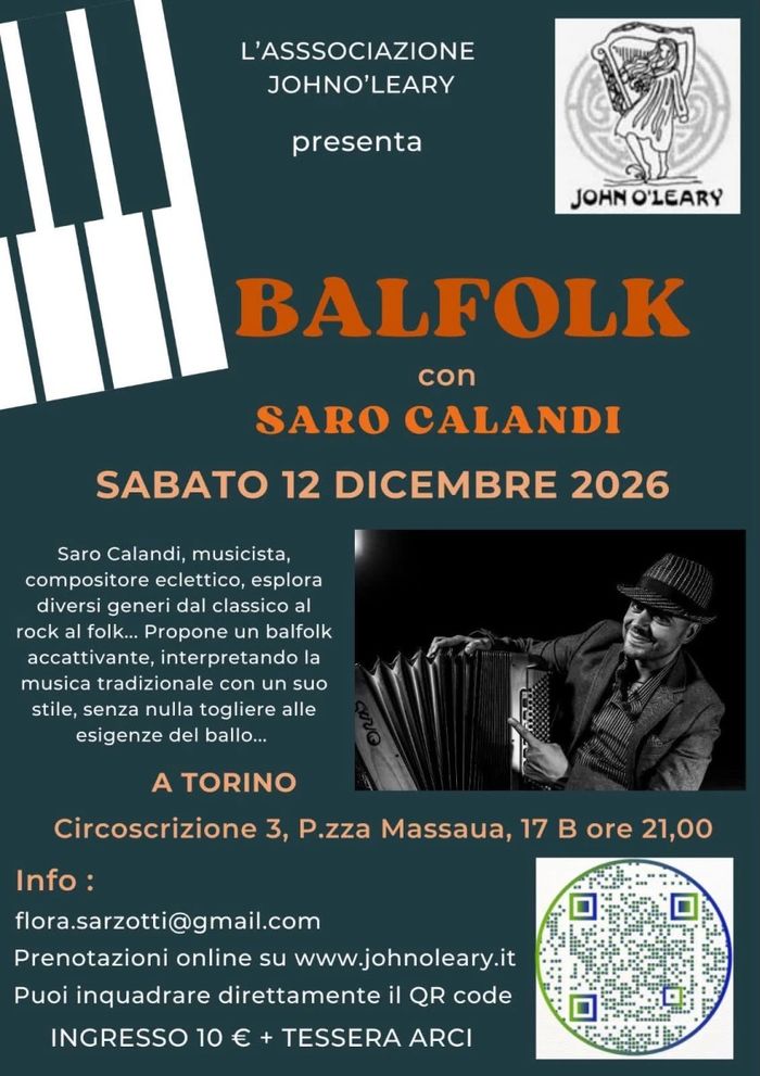 concerto a ballo di Saro Calandi