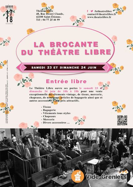 (évènement) LA BROCANTE DU THEATRE LIBRE