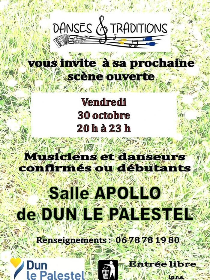 Scène et piste ouvertes