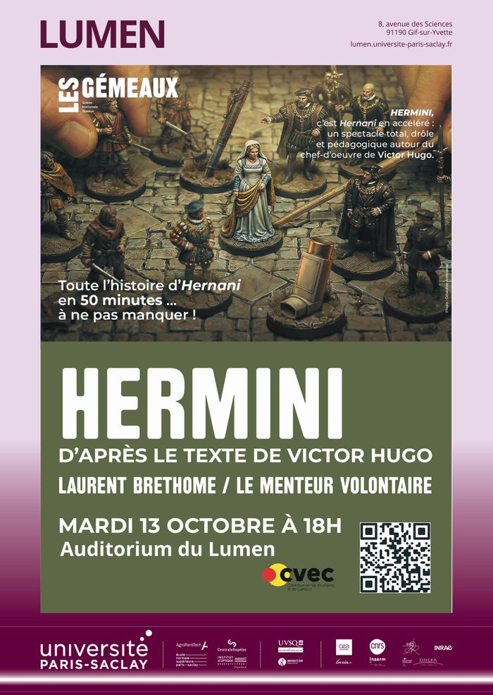 HerMINI revisite le classique de Victor Hugo dans un format court, ludique et captivant, en mettant en lumière l'histoire d'amour impossible entre Doña Sol et Hernani - 13 octobre 2026
