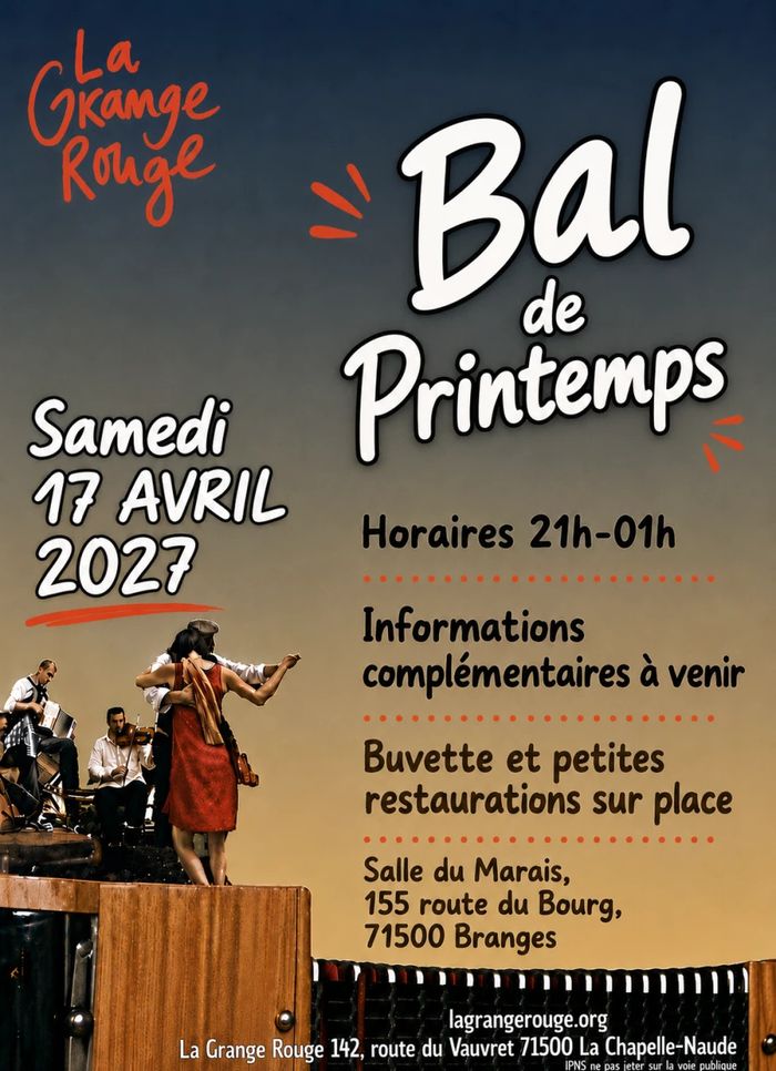 Affiche — Bal de Printemps