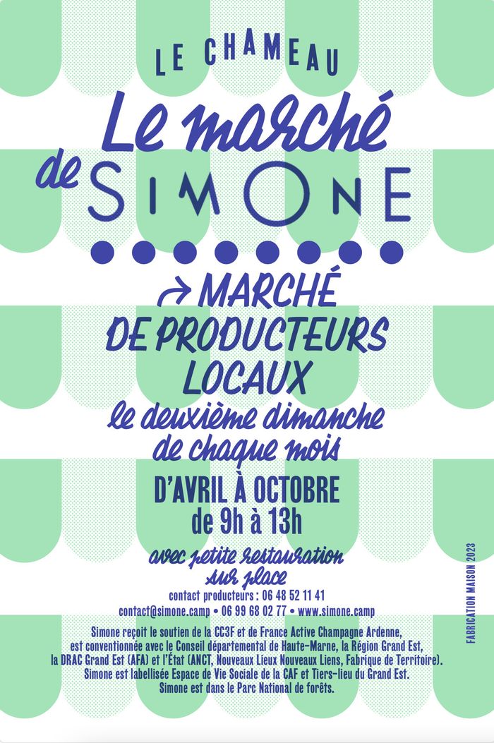 Le marché de producteurs locaux de simone !