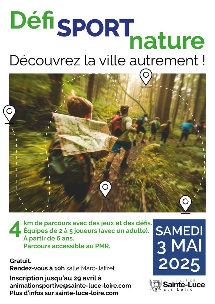 Défi Sport et Nature : découvrir les chemins lucéens en jouant