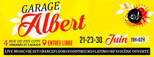 Soirée éphémère au Garage Albert